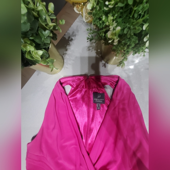 NWOT ADRIANNA PAPELL Sublime robe neuve d'excellente qualité bien doublée - Picture 4 of 8